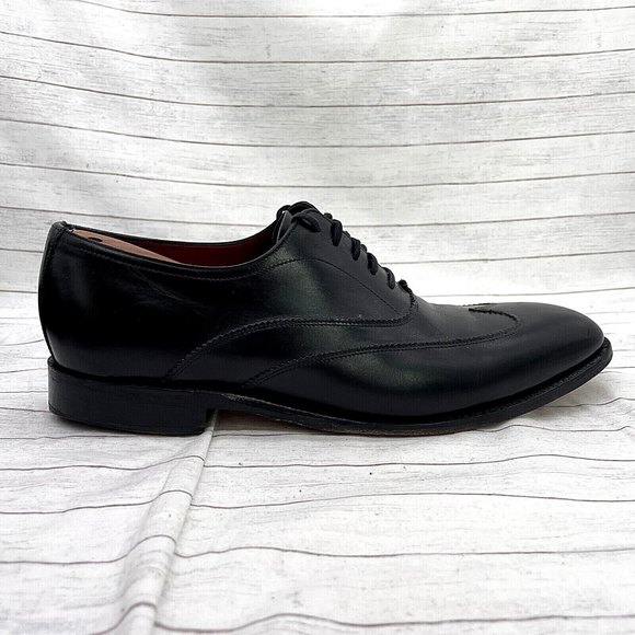 Charles Tyrwhitt Wingtip Brogue Black Leather Mens Shoe Size US 10.5 UK 10 main image 9
